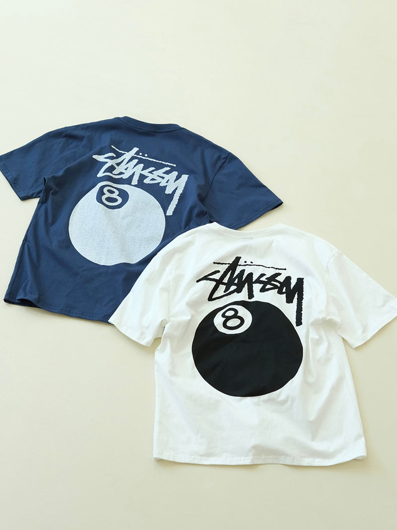 STUSSY 8號印花球短袖T恤