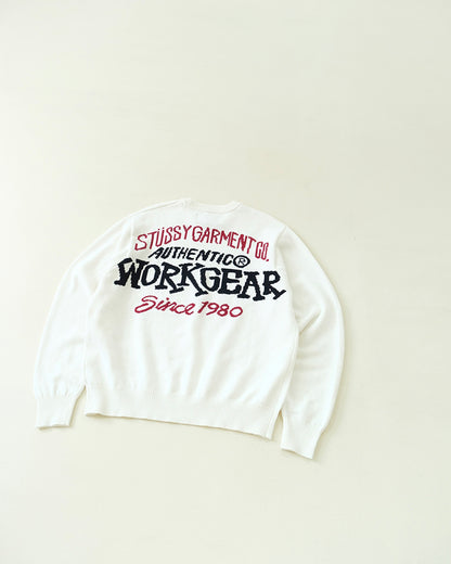 Stussy Authentic Workgear Sweater 線嵌針織毛衣