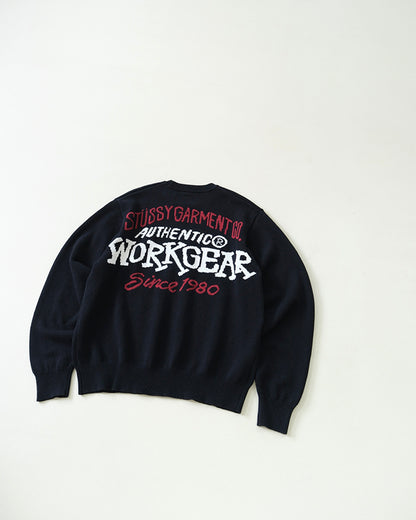 Stussy Authentic Workgear Sweater 線嵌針織毛衣