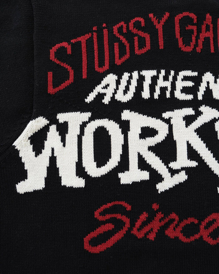 Stussy Authentic Workgear Sweater 線嵌針織毛衣