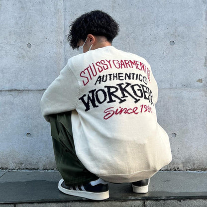 Stussy Authentic Workgear Sweater 線嵌針織毛衣