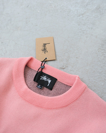 - 全新特價 -Stussy Stock Sweater 手寫體針織毛衣 (黑色L)