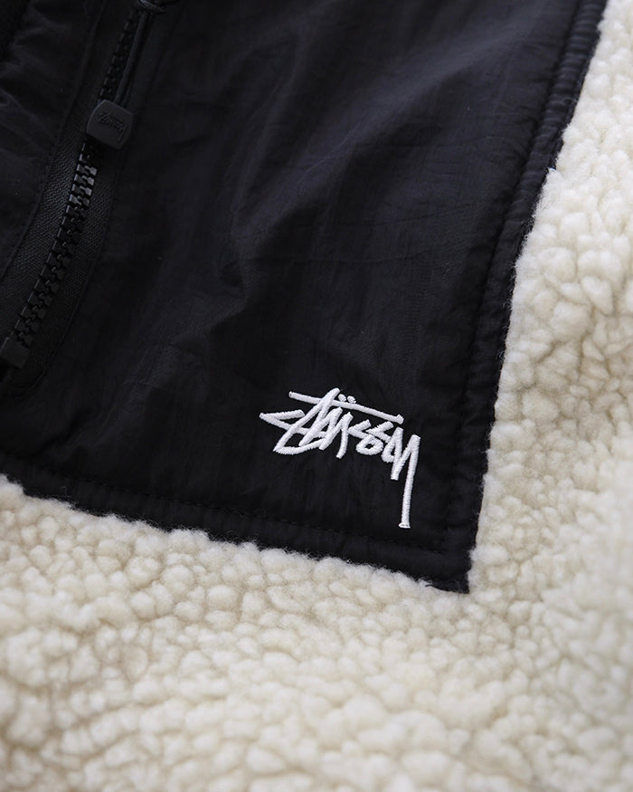 Stüssy 8 Ball 八號球雙面穿羊羔絨夾克