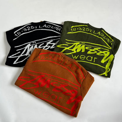 STUSSY LAGUNA ICON 線嵌針織上衣