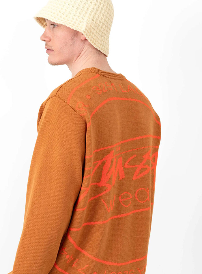 STUSSY LAGUNA ICON 線嵌針織上衣