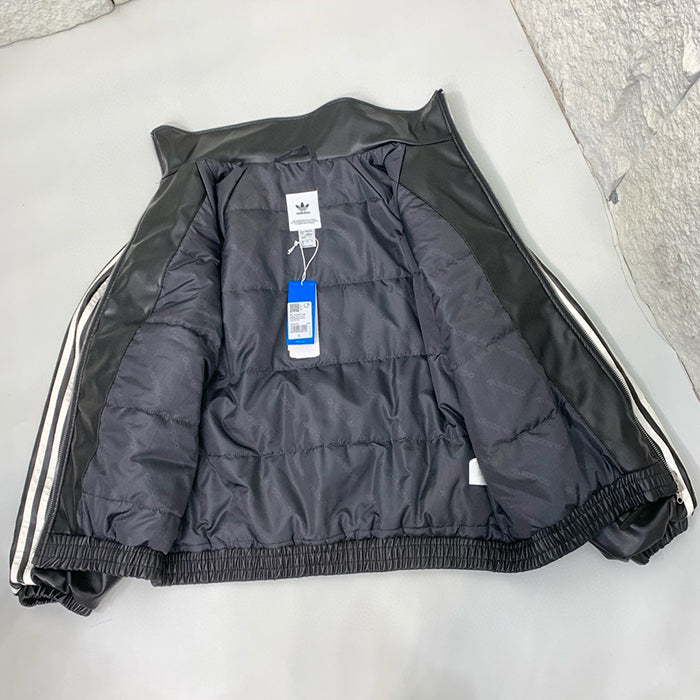 Adidas Originals SPORT PUL Jacket 愛迪達立領皮夾克