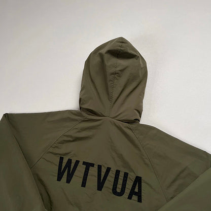 WTAPS INCOM / JACKET. NYLON. TUSSAH 廓形連帽鋪棉外外套