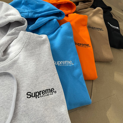 SUPREME 純棉刷毛連帽上衣