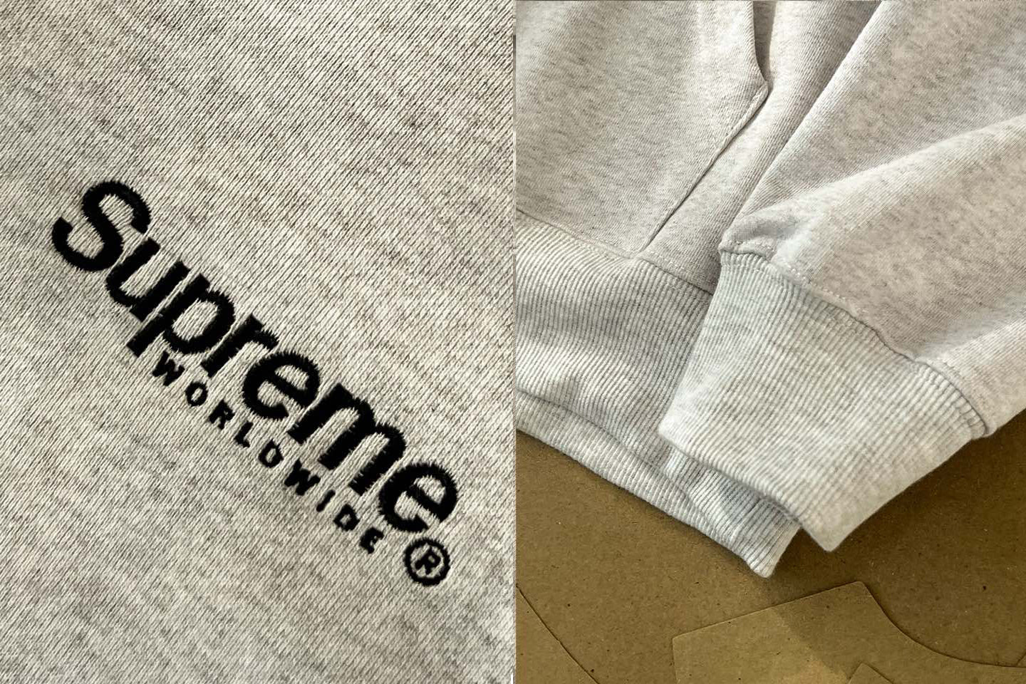 SUPREME 純棉刷毛連帽上衣