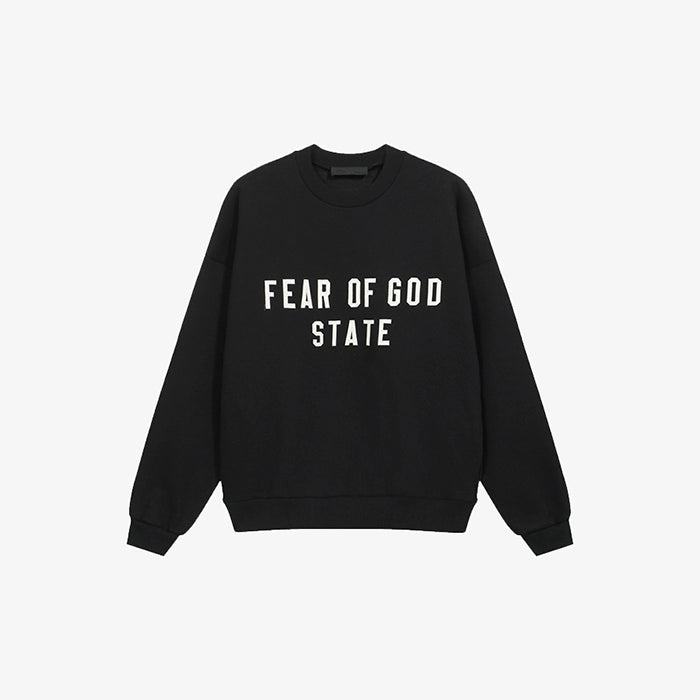 Fear of God Essentials Heavy Crewneck 字母刷毛圓領衛衣