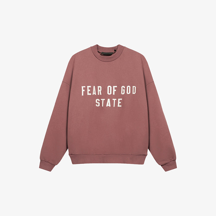 Fear of God Essentials Heavy Crewneck 字母刷毛圓領衛衣