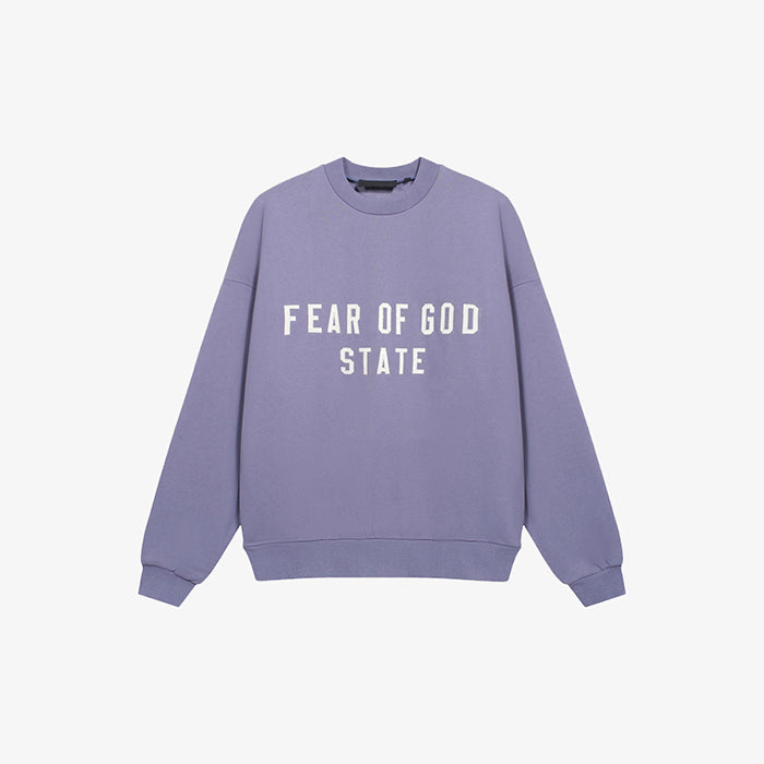 Fear of God Essentials Heavy Crewneck 字母刷毛圓領衛衣