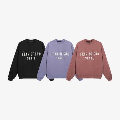 Fear of God Essentials Heavy Crewneck 字母刷毛圓領衛衣