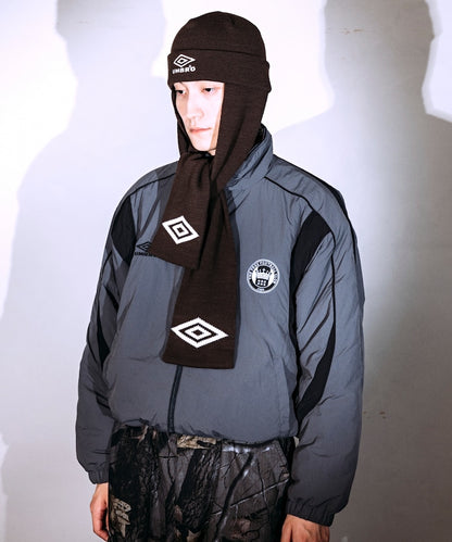 UMBRO SP Scarf Beanie - 別注款二合一針織圍巾冷帽