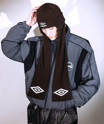 UMBRO SP Scarf Beanie - 別注款二合一針織圍巾冷帽