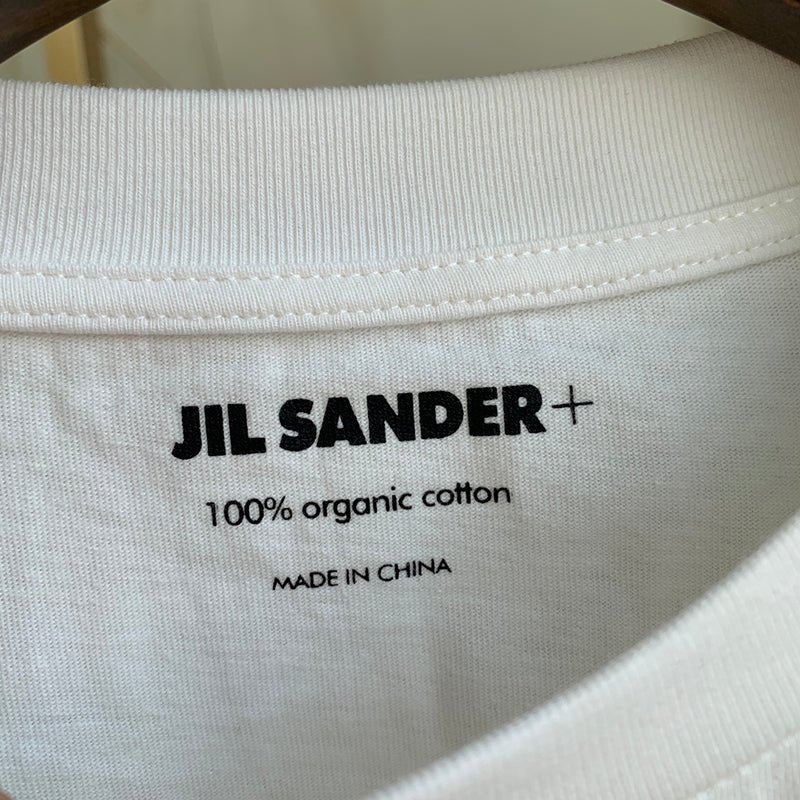 JIL SANDER 純色徽標長袖上衣 - VANASH