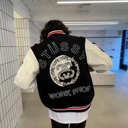 Stussy X Denim Tears X Our Legacy Varsity Jacket 三方聯名 校隊夾克 棒球外套