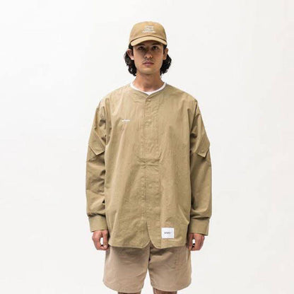 WTAPS SCOUT / LS / NYCO. TUSSAH 重磅骨頭刺繡 廓形風衣夾克