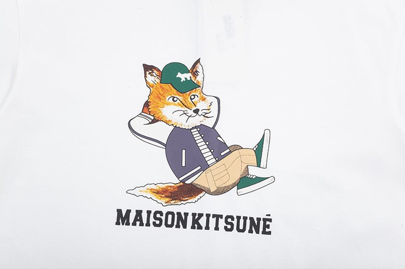 MAISON KITSUNÉ 衣著狐狸印花短袖T恤 - VANASH