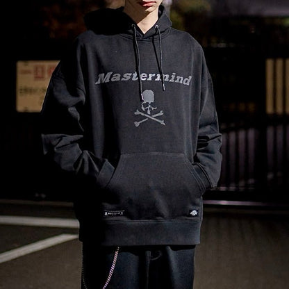 Mastermind JAPAN x Dickies Hoodie 聯名反光骷髏印花長袖帽TEE - VANASH