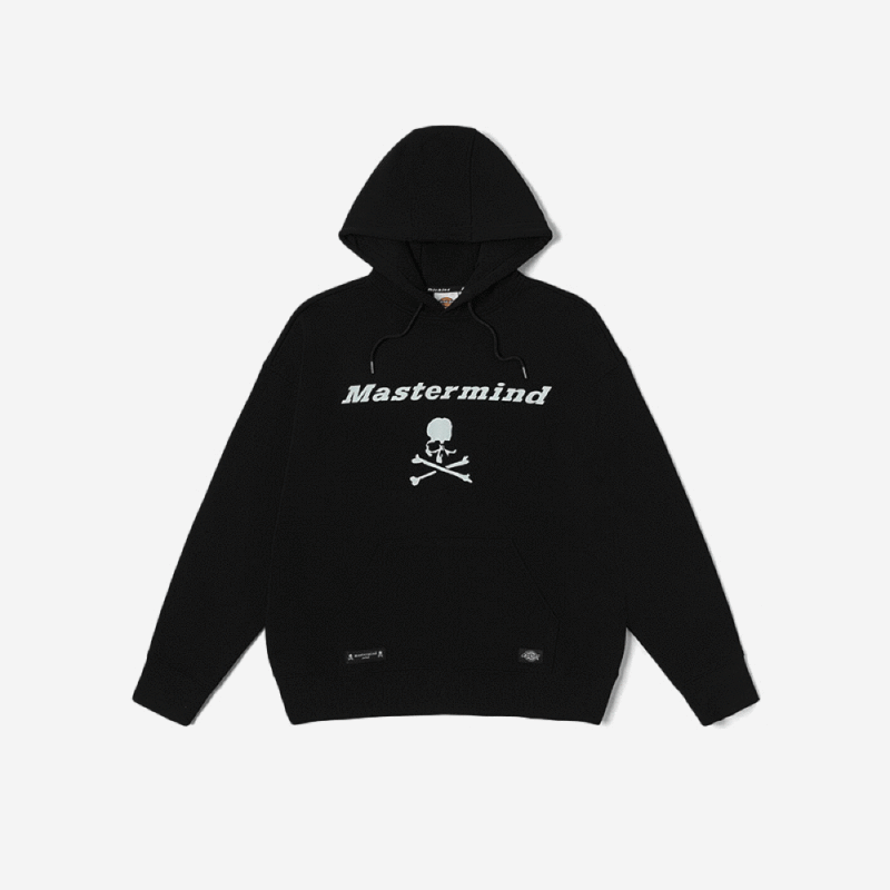 Mastermind JAPAN x Dickies Hoodie 聯名反光骷髏印花長袖帽TEE - VANASH