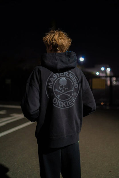 Mastermind JAPAN x Dickies Hoodie 聯名反光骷髏印花長袖帽TEE - VANASH