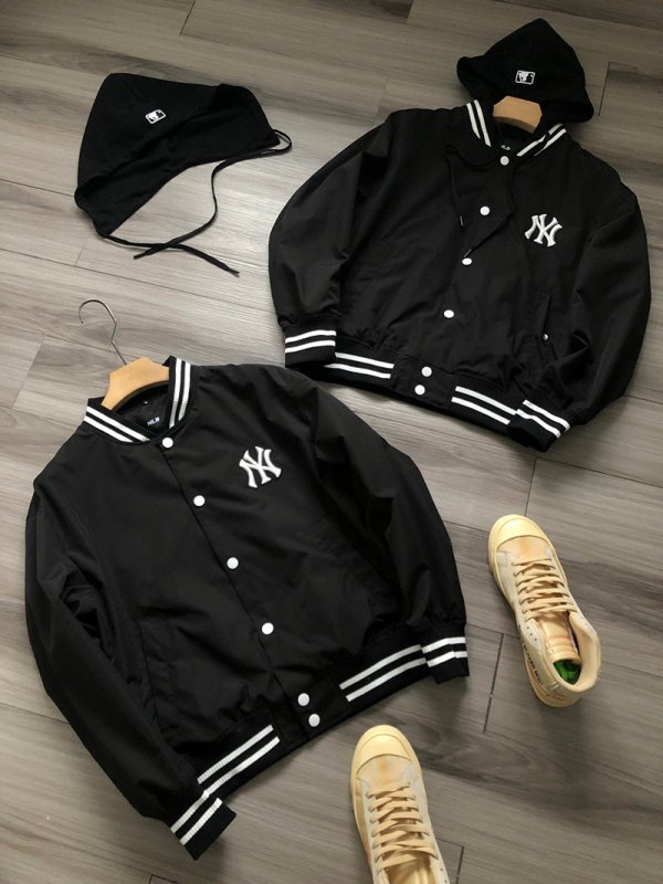 MLB VARSITY NY連帽棒球外套 - VANASH