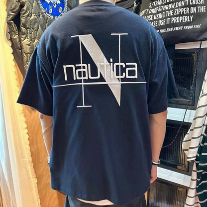 NAUTICA JAPAN 重磅刺繡口袋短袖上衣 - VANASH