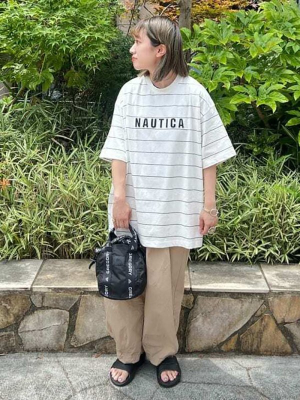 NAUTICA 日本限定條紋刺繡T恤 - VANASH