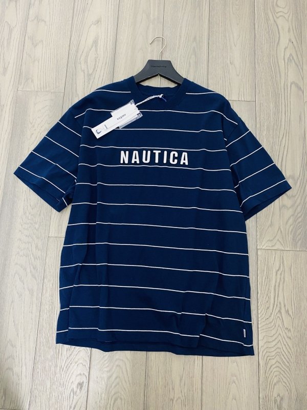 NAUTICA 日本限定條紋刺繡T恤 - VANASH