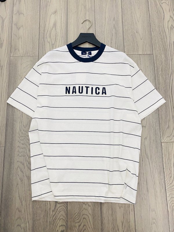 NAUTICA 日本限定條紋刺繡T恤 - VANASH