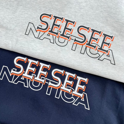 NAUTICA x SEESEE 聯名日系中性寬鬆連帽衛衣 - VANASH