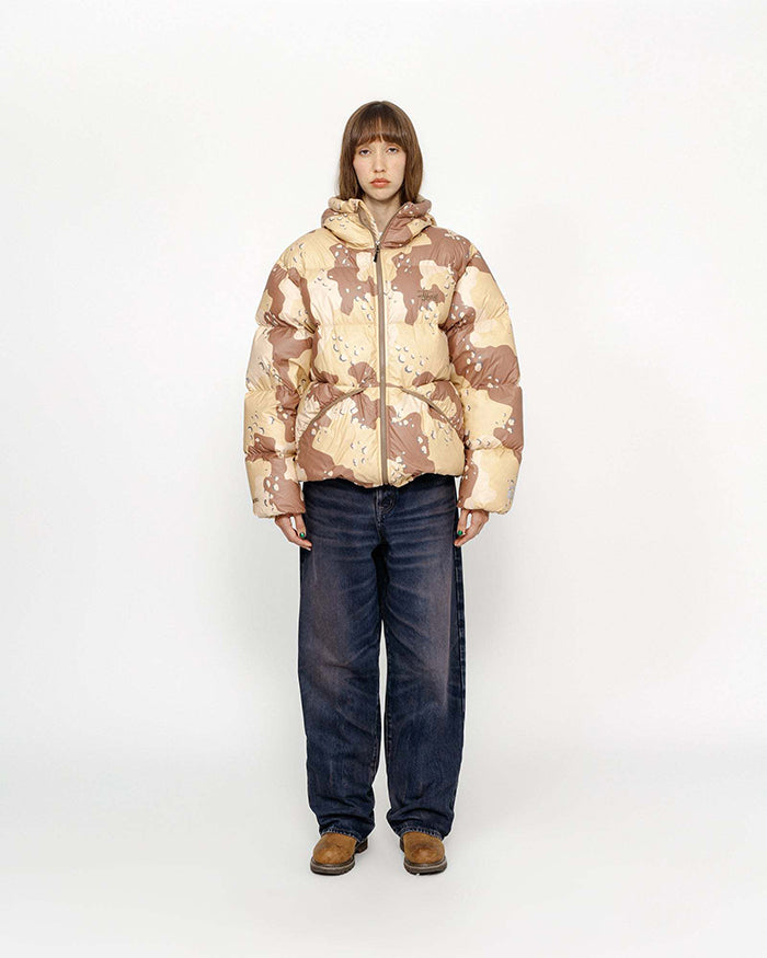 Stussy Down Micro Ripstop Parka 沙漠迷彩羽絨外套