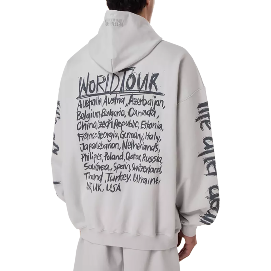 VETEMENTS Worldtour Hoodie - 經典巡迴標誌連帽衫