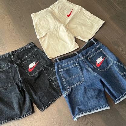 SUPREME x NIKE SS24 DENIM SHORT 直筒牛仔短褲