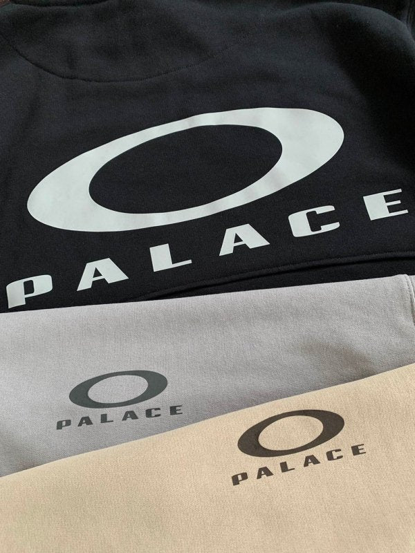 PALACE x OAKLEY 冒險主題聯名機能風重磅水洗連帽衛衣 - VANASH