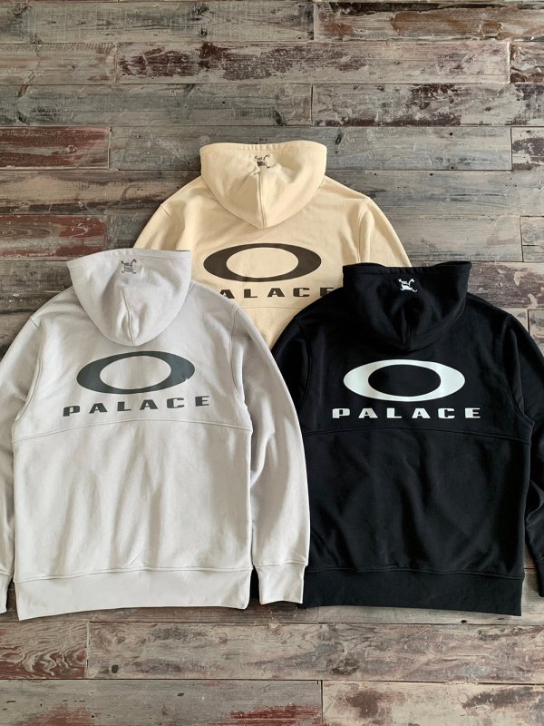 PALACE x OAKLEY 冒險主題聯名機能風重磅水洗連帽衛衣 - VANASH