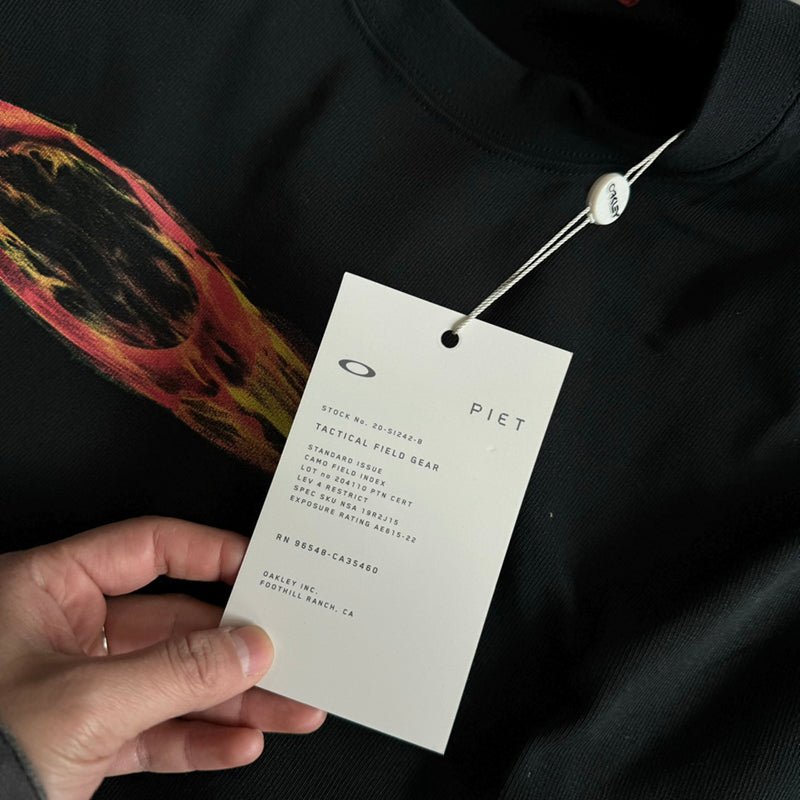 PIET x OAKLEY SOFTWARE FLAME T-SHIRT 聯名火焰短袖上衣 - VANASH