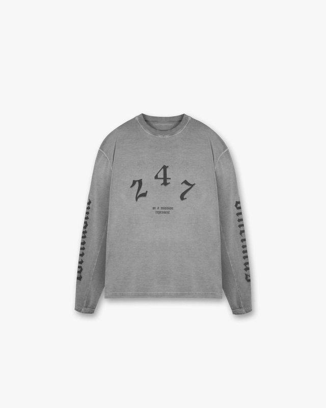 REPRESENT VINTAGE 247 LONG SLEEVE T-SHIRT 復古圖騰長袖上衣 - VANASH