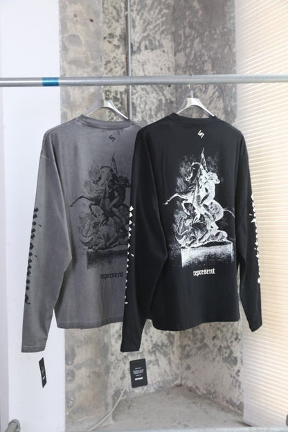 REPRESENT VINTAGE 247 LONG SLEEVE T-SHIRT 復古圖騰長袖上衣 - VANASH