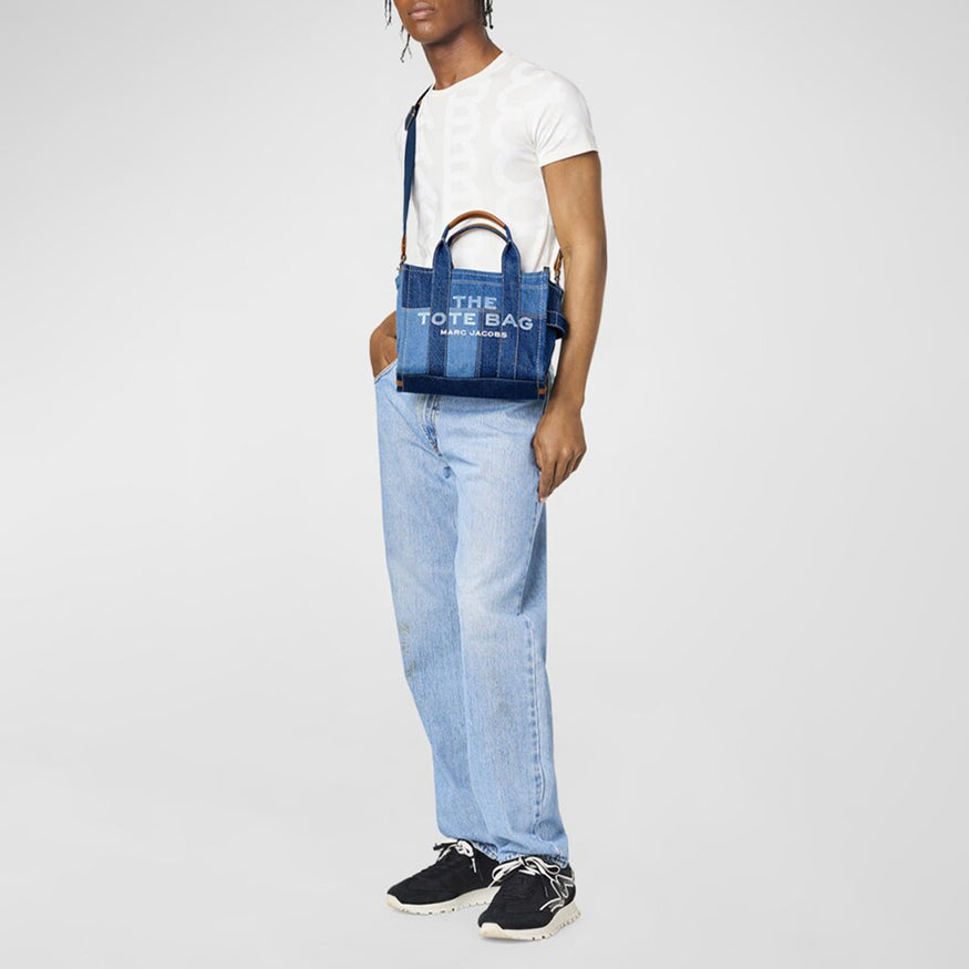 MARC JACOBS THE DENIM TOTE 牛仔拼接手提托特包