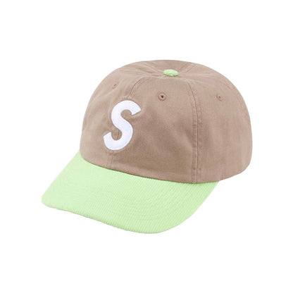 SUPREME 2-TONE S LOGO 6-PANEL 雙色拼接帽