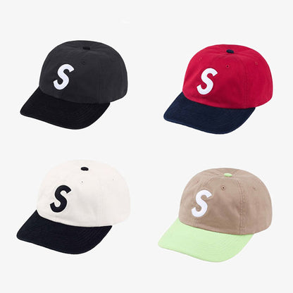 SUPREME 2-TONE S LOGO 6-PANEL 雙色拼接帽