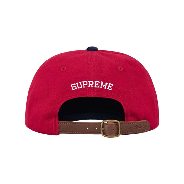 SUPREME 2-TONE S LOGO 6-PANEL 雙色拼接帽