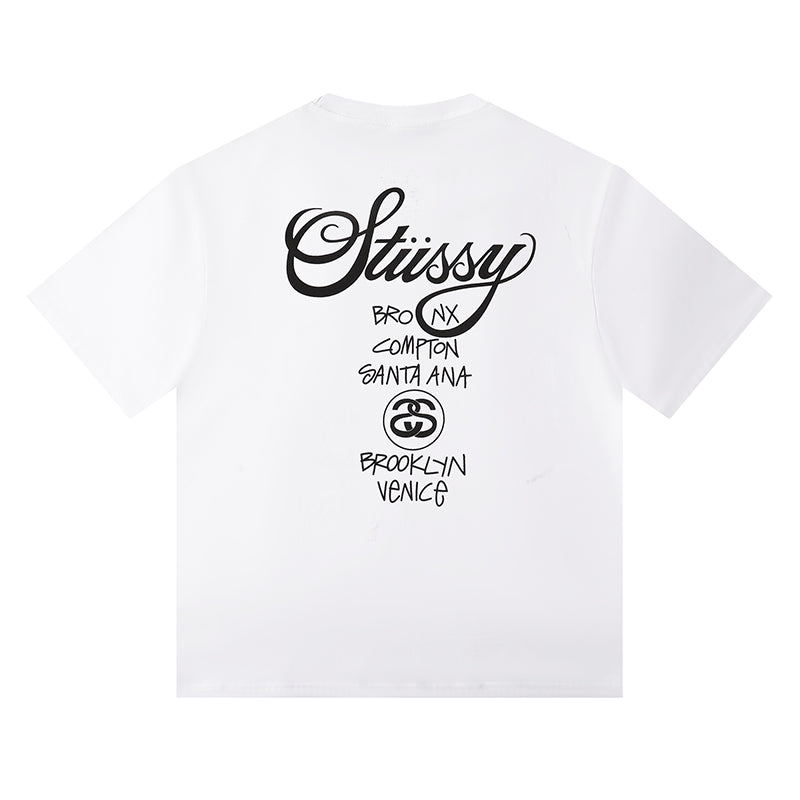 STUSSY 世界巡遊短袖T恤