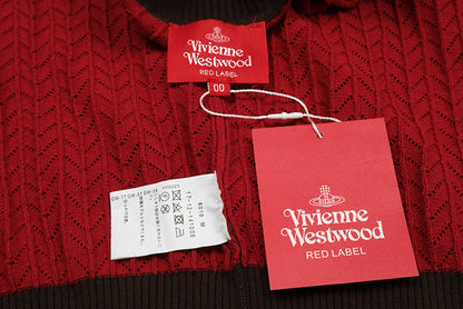 Vivienne Westwood Knitted Cardigan 撞色羊毛針織開襟衫