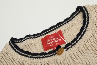 Vivienne Westwood Hollow Knitted Sweater 鏤空羊毛針織衫