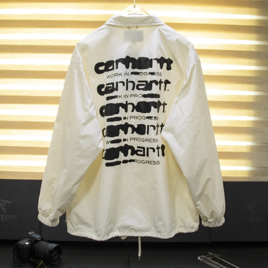 Carhartt WIP Ink Bleed Coach Jacket 卡哈特滲墨字母印花教練夾克