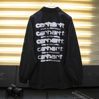 Carhartt WIP Ink Bleed Coach Jacket 卡哈特滲墨字母印花教練夾克