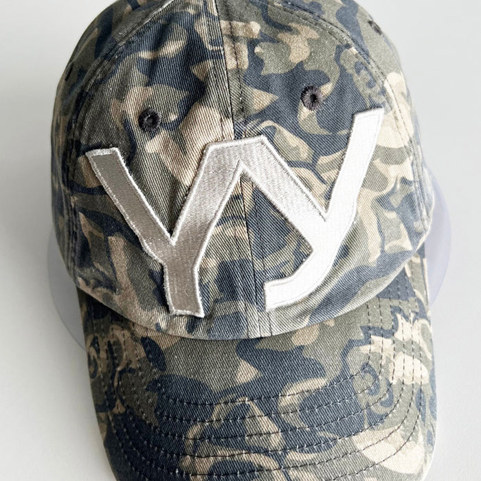 OPEN YY CAMO BALL CAP Yy刺繡迷彩棒球帽